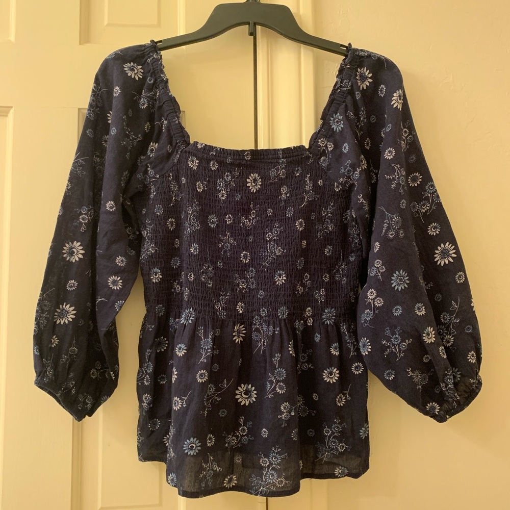 Madewell Puff Sleeve Top